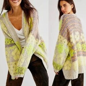 RARE Free People Gather Me Close Cardi